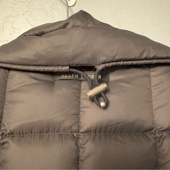Ralph Lauren women's gray down feather filled puffer jacket size medium - Picture 13 of 16
